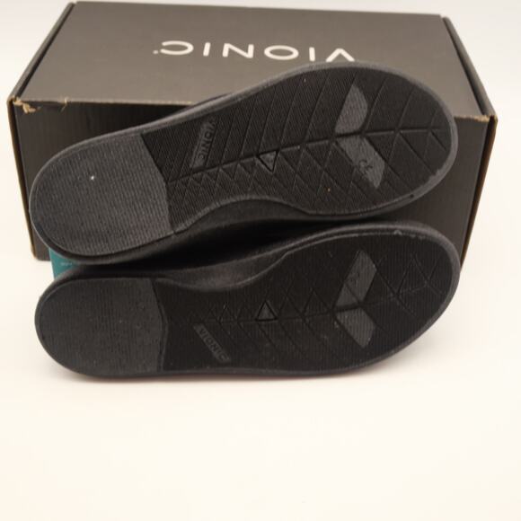 NEW Vionic Women's 6.5 Pismo Shoes Black Denim Slip On Orthotic Arch Support - Picture 7 of 8